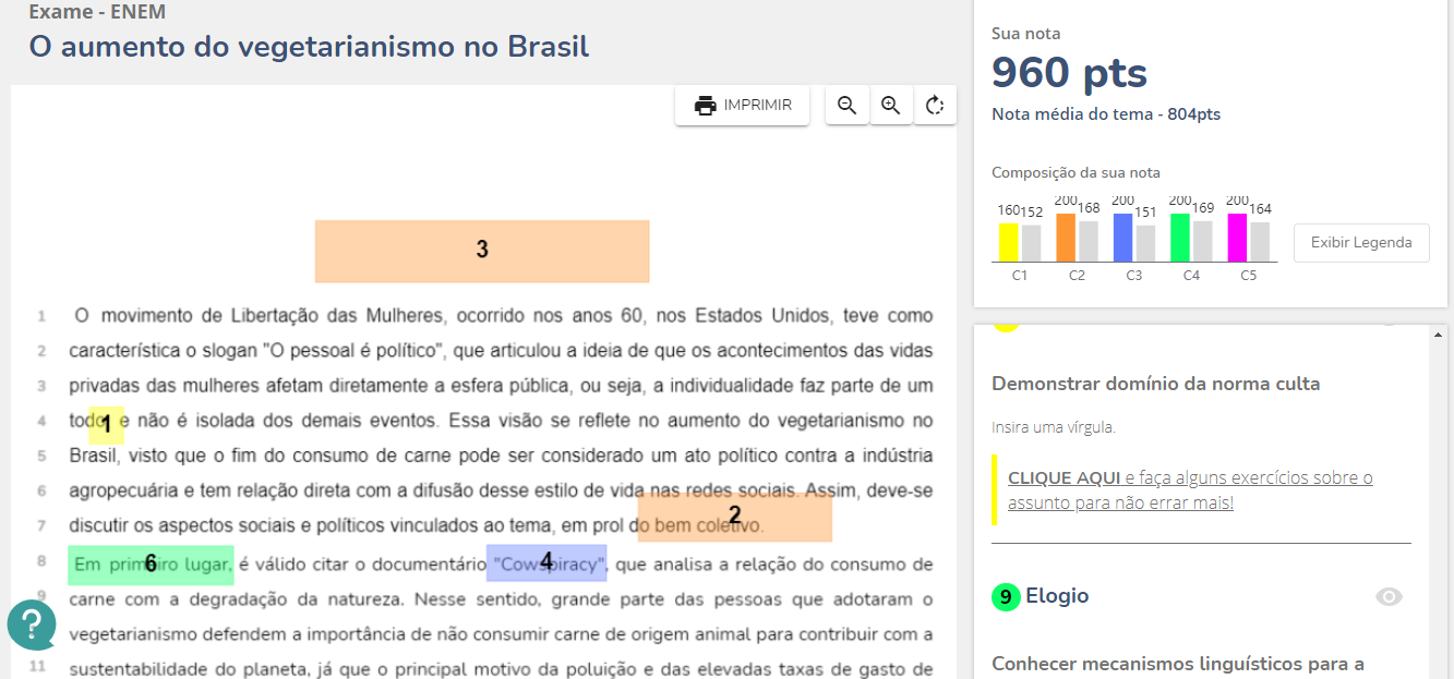 Como fazer correção online de dissertativas?