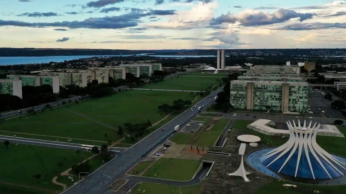 imagem aérea de Brasília, cnu 2025