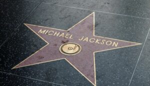 michael jackson na calçada da fama